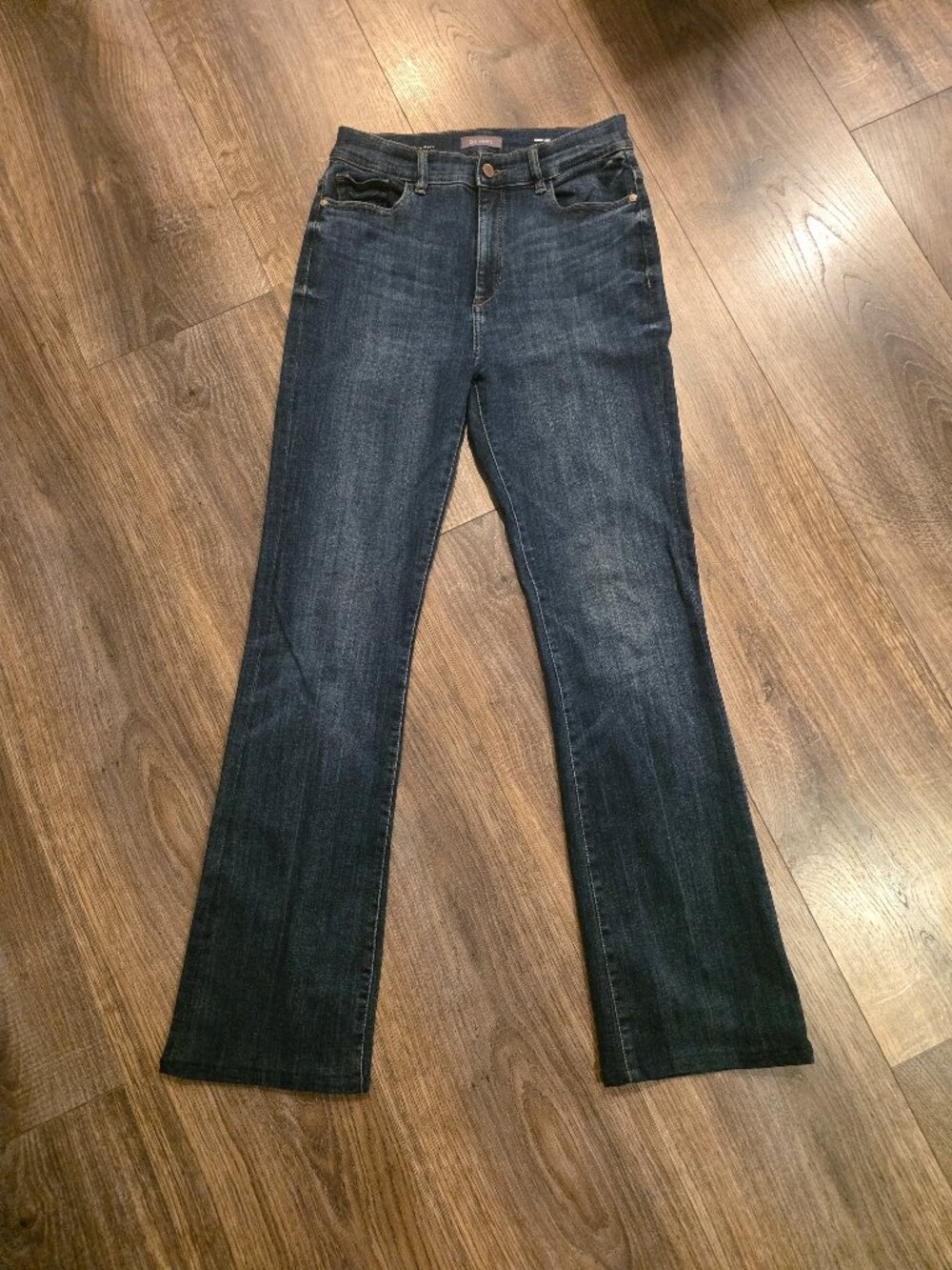 DL1961 Bridget High Rise Instasculpt Boot Jeans Seaford Dark Wash Size 29